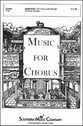 Sanctus TTB choral sheet music cover